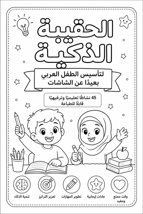 الحقيبة الذكية لتأسيس الطفل العربي بعيدًا عن الشاشات