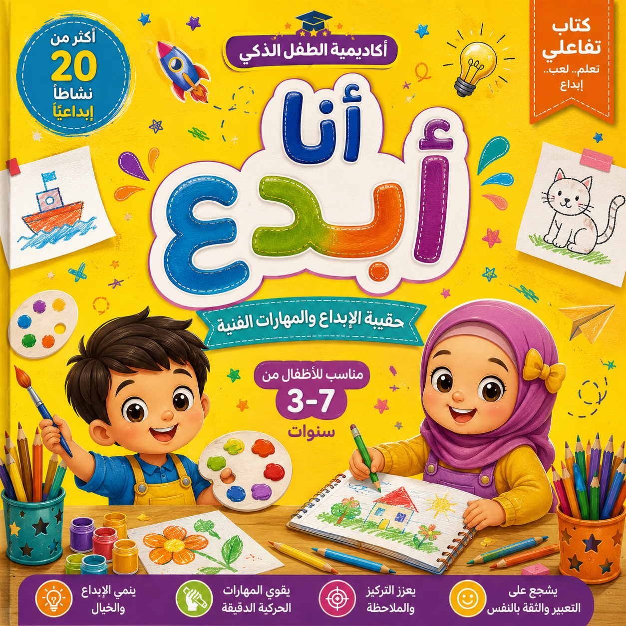 أنا أبدع – حقيبة الإبداع والمهارات الفنية