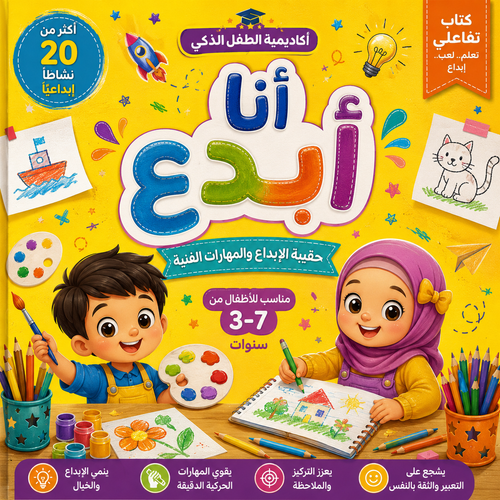 أنا أبدع – حقيبة الإبداع والمهارات الفنية